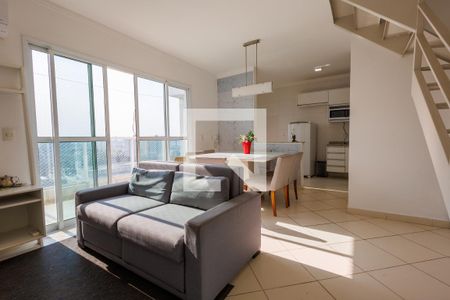 Apartamento para alugar com 115m², 2 quartos e 3 vagasSala