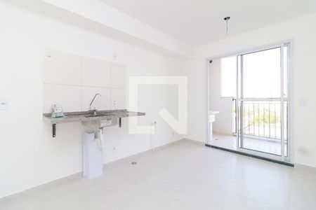 Sala - Cozinha de apartamento à venda com 2 quartos, 36m² em Jardim Caravelas, São Paulo