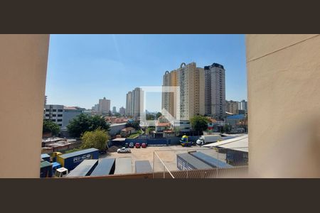 Vista Sala de apartamento à venda com 2 quartos, 59m² em Vila Alzira, Santo André