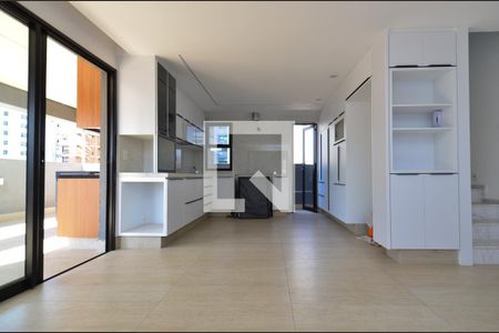 Sala de estar de apartamento à venda com 3 quartos, 140m² em Lourdes, Belo Horizonte