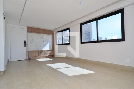 Sala de estar de apartamento à venda com 3 quartos, 140m² em Lourdes, Belo Horizonte