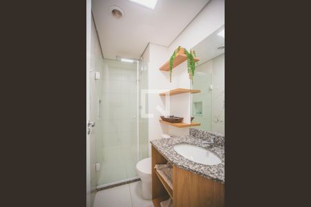 Banheiro de kitnet/studio para alugar com 1 quarto, 32m² em Vila da Saúde, São Paulo