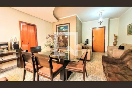 Sala de apartamento à venda com 4 quartos, 120m² em União, Belo Horizonte