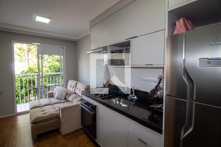 Cozinha de apartamento à venda com 1 quarto, 31m² em Ferreira, São Paulo