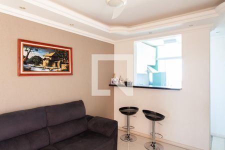 Sala de apartamento para alugar com 2 quartos, 59m² em Paquetá, Belo Horizonte