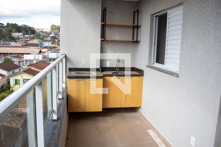 Varanda Sala de apartamento para alugar com 3 quartos, 71m² em Suíssa, Ribeirão Pires