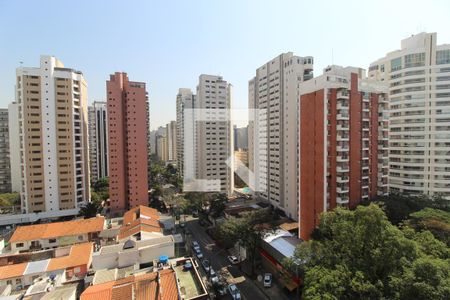 Vista da Varanda de apartamento à venda com 4 quartos, 230m² em Indianópolis, São Paulo