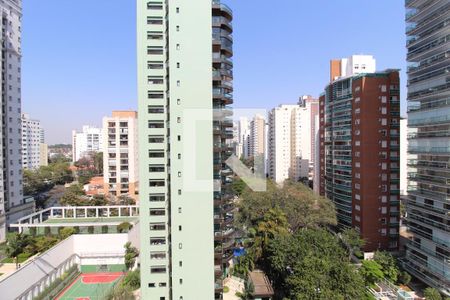 Vista da Sala de apartamento à venda com 4 quartos, 230m² em Indianópolis, São Paulo