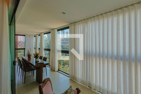 Sala de apartamento à venda com 4 quartos, 180m² em Vale do Sereno, Nova Lima