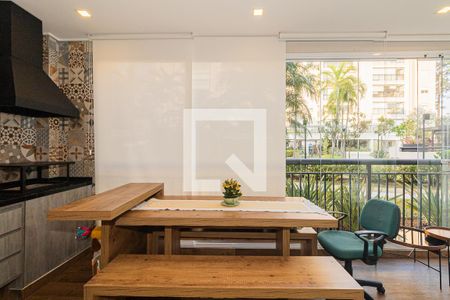 Sacada Gourmet de apartamento para alugar com 2 quartos, 122m² em Vila Irmaos Arnoni, São Paulo