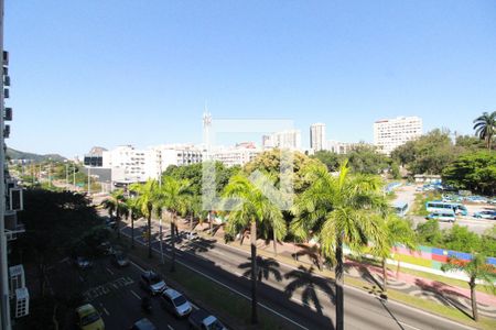 Vista da suíte de apartamento à venda com 1 quarto, 30m² em Leblon, Rio de Janeiro