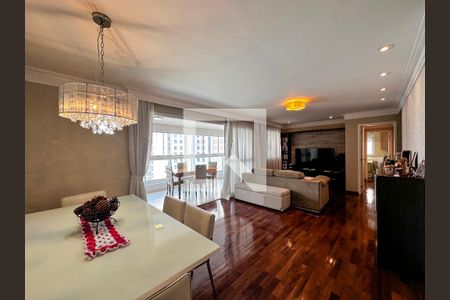 Sala de apartamento à venda com 3 quartos, 123m² em Brooklin, São Paulo