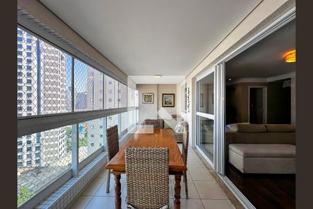 Varanda de apartamento à venda com 3 quartos, 123m² em Brooklin, São Paulo