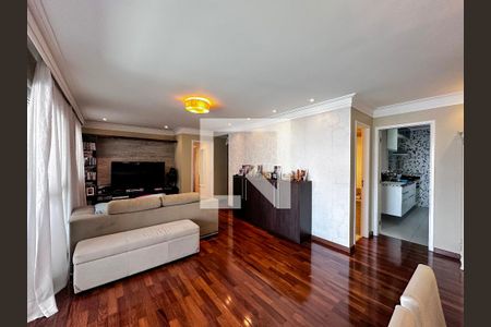 Sala de apartamento à venda com 3 quartos, 123m² em Brooklin, São Paulo