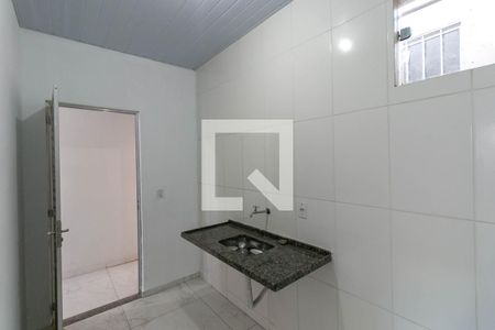 Cozinha de kitnet/studio para alugar com 1 quarto, 25m² em Alto Caiçaras, Belo Horizonte