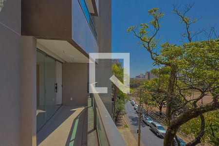 Varanda  de apartamento à venda com 3 quartos, 216m² em Comiteco, Belo Horizonte