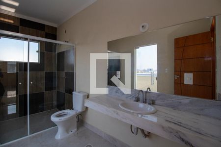 Casa de condomínio para alugar com 180m², 3 quartos e 4 vagas Casa de condomínio para alugar com 180m², 3 quartos e 4 vagasBanheiro da Suíte 3