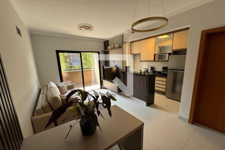 Sala de apartamento para alugar com 1 quarto, 50m² em Yy, Ribeirão Preto