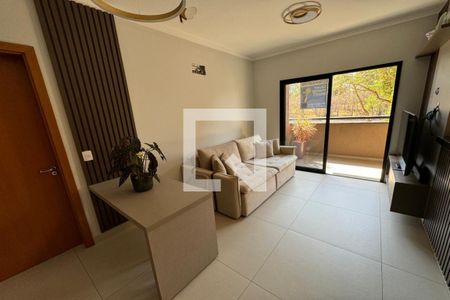 Sala de apartamento para alugar com 1 quarto, 50m² em Yy, Ribeirão Preto