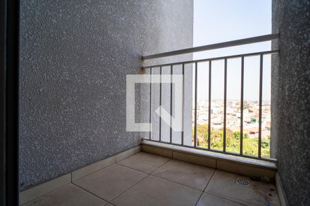 Varanda da Sala de apartamento para alugar com 2 quartos, 48m² em Jardim Betânia, Sorocaba