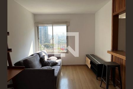 Sala de apartamento para alugar com 1 quarto, 50m² em Vila Clementino, São Paulo