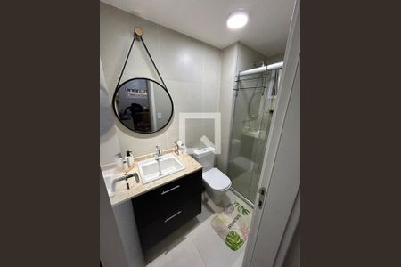 Banheiro da Suíte de apartamento para alugar com 2 quartos, 55m² em Lapa, São Paulo