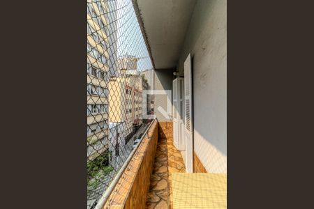 Varanda Sala de apartamento à venda com 1 quarto, 54m² em República, São Paulo