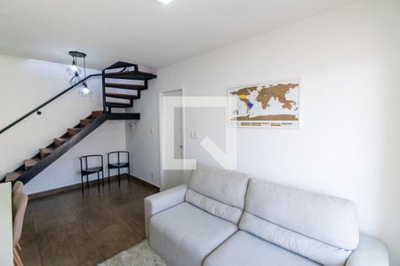 Sala de apartamento à venda com 1 quarto, 82m² em Vila Guarani (zona Sul), São Paulo