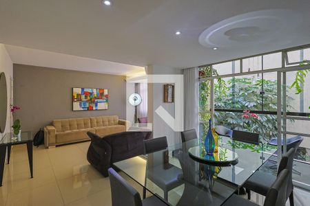 Sala de apartamento à venda com 3 quartos, 130m² em Gutierrez, Belo Horizonte