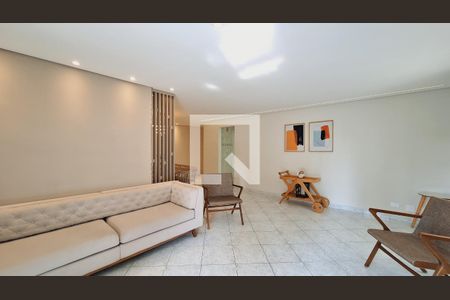 Sala de estar de apartamento para alugar com 3 quartos, 123m² em Vila Tupi, Praia Grande