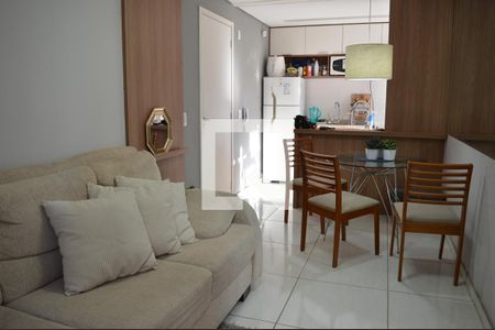 sala de apartamento para alugar com 2 quartos, 49m² em Bom Jesus, Contagem