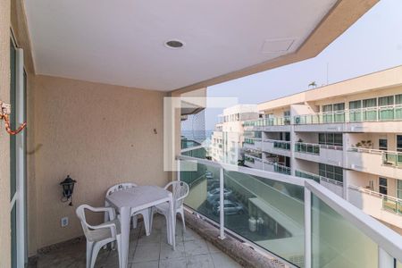 Varanda de apartamento à venda com 1 quarto, 55m² em Recreio dos Bandeirantes, Rio de Janeiro