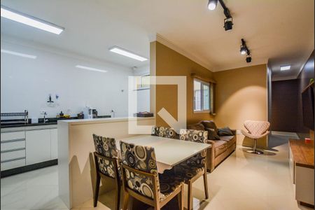 Sala de Jantar de apartamento para alugar com 3 quartos, 84m² em Vila Scarpelli, Santo André