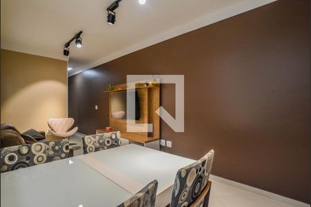 Sala de Jantar de apartamento para alugar com 3 quartos, 84m² em Vila Scarpelli, Santo André