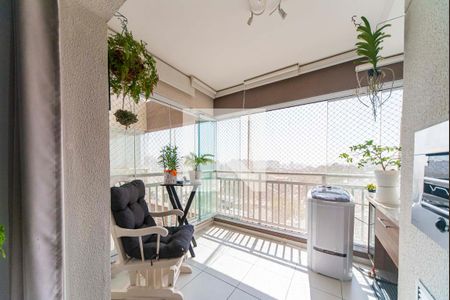 Varanda Gourmet de apartamento para alugar com 2 quartos, 75m² em Vila Apiai, Santo André