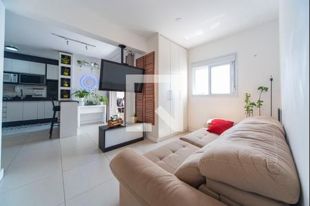 Sala de TV de apartamento para alugar com 2 quartos, 75m² em Vila Apiai, Santo André