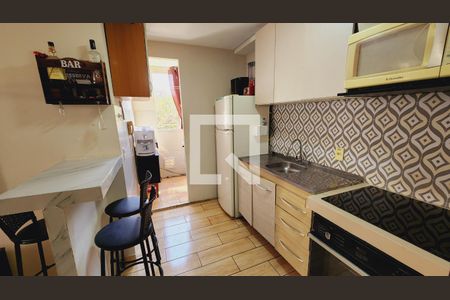 Sala/Cozinha de apartamento à venda com 2 quartos, 45m² em Fazenda Grande, Jundiaí