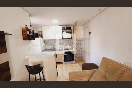 Sala/Cozinha de apartamento à venda com 2 quartos, 45m² em Fazenda Grande, Jundiaí