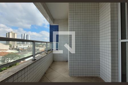 Sacada de apartamento à venda com 3 quartos, 86m² em Vila Alzira, Santo André