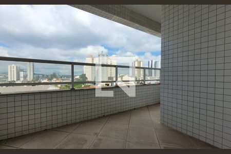 Sacada de apartamento à venda com 3 quartos, 86m² em Vila Alzira, Santo André