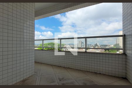 Sacada de apartamento à venda com 3 quartos, 86m² em Vila Alzira, Santo André