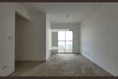 Sala de apartamento à venda com 3 quartos, 86m² em Vila Alzira, Santo André