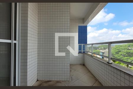 Sacada de apartamento à venda com 3 quartos, 86m² em Vila Alzira, Santo André