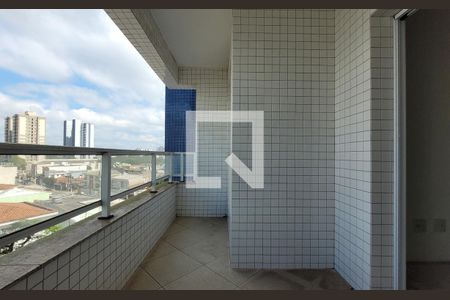 Sacada de apartamento à venda com 3 quartos, 86m² em Vila Alzira, Santo André