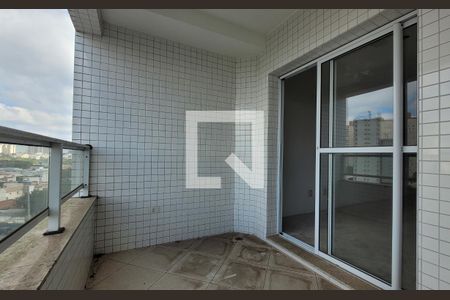 Sacada de apartamento à venda com 3 quartos, 86m² em Vila Alzira, Santo André