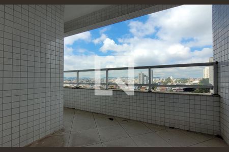 Sacada de apartamento à venda com 3 quartos, 86m² em Vila Alzira, Santo André