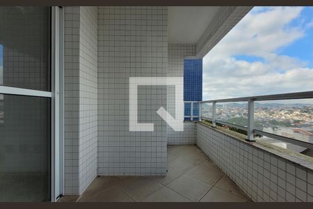 Sacada de apartamento à venda com 3 quartos, 86m² em Vila Alzira, Santo André