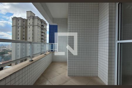 Sacada de apartamento à venda com 3 quartos, 86m² em Vila Alzira, Santo André