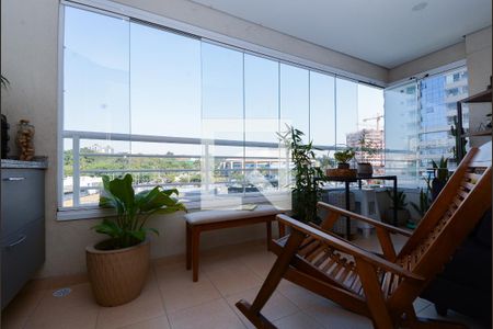 Varanda da Sala de apartamento à venda com 3 quartos, 84m² em Rudge Ramos, São Bernardo do Campo