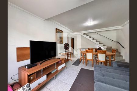 Sala de casa à venda com 4 quartos, 151m² em Vila Alzira, Santo André